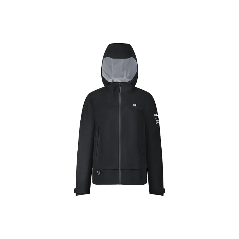 FILA x BBC EARTH Jacket Women's Pitch Black-2