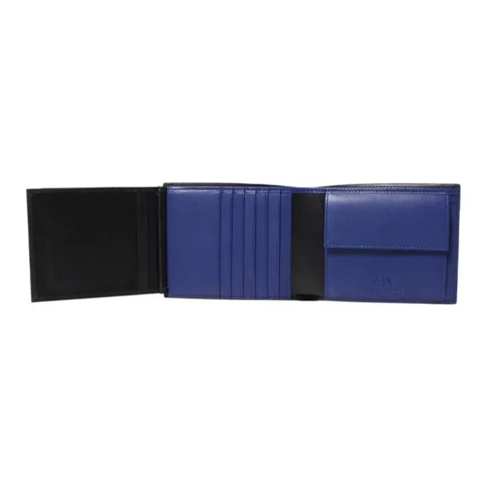 ARMANI EXCHANGEAE Polyester With Cotton Wallet Men's Black-3