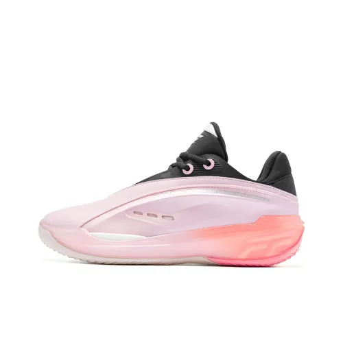 QIAODAN FE2.5 Basketball Shoes Men Low-Top Pale Pink/Black