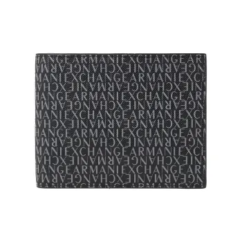ARMANI EXCHANGEAE Polyester With Cotton Wallet Men's Black