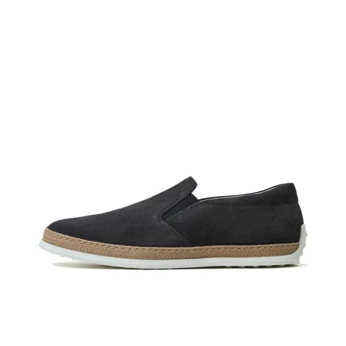 TOD'S Suede Slip on Loafers