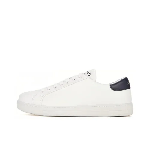 PRADA Wear-Resistant Low-Top Skateboard Shoes Men's White