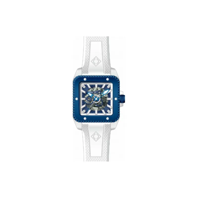 INVICTA Wrist Watch Mechanical Movement Silicone Strap 45mm Cut-Out Dial Men's Watches-1