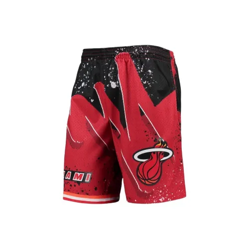 Mitchell Ness X NBA Miami Heat Basketball Shorts Men Red