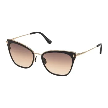 TOM FORD Cat Eye Sunglasses Unisex Black