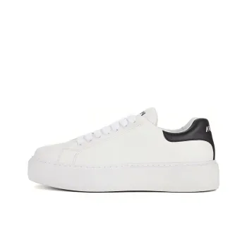 PRADA Leather Platform 'White Black'