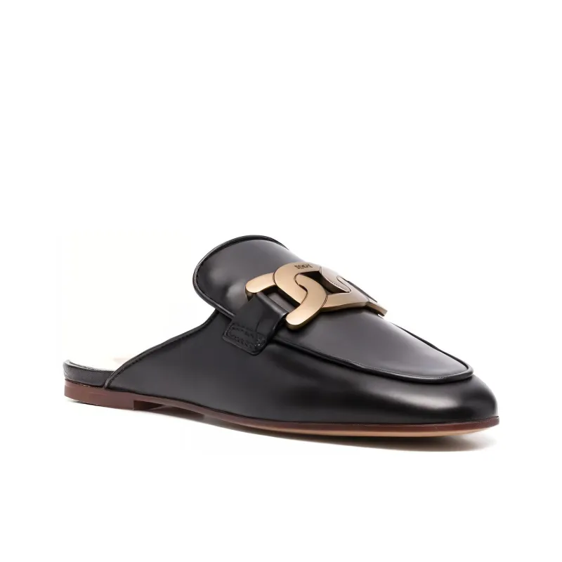 TOD'S Chain Detailed Slip On Mules Women's-1