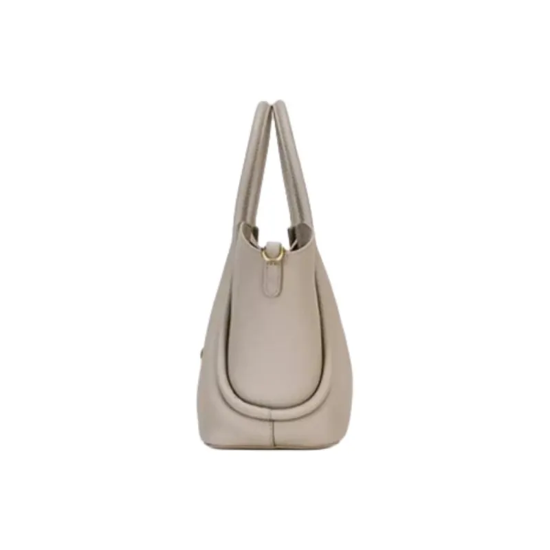Hush Puppies Cow Leather Shoulder Bag Crossbody Bag Handbag Medium Size Women's Brown/Khaki/Light Green-8