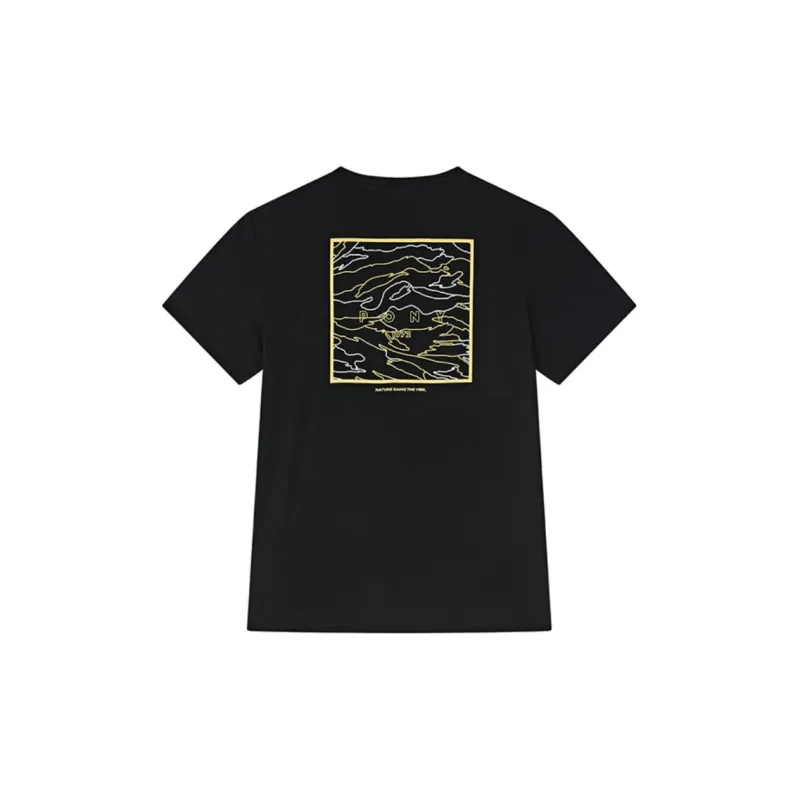 Pony T Shirts Men Black-1