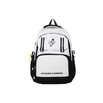 RUIPAI Nylon Backpack Regular Unisex Black/Burgundy/Violet/Camel/Green