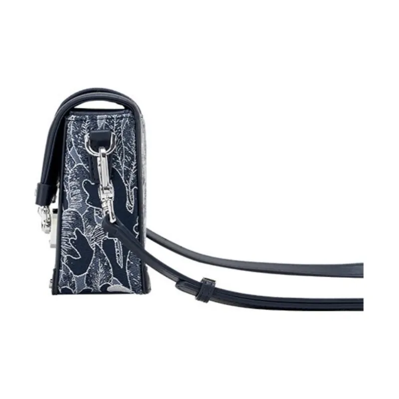 Hush Puppies Fabric With Synthetic Leather Crossbody Bag Shoulder Bag Women's Blue-2