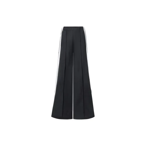 Adidas Originals ADICOLOR SS24 ADILENIUM OVERSIZED ADIBREAK Knitted Sports Pants Women's Black