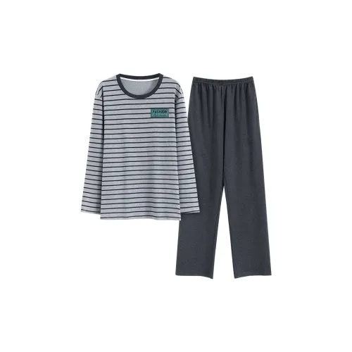 MADALLO Pajama Set Men's Heather Gray