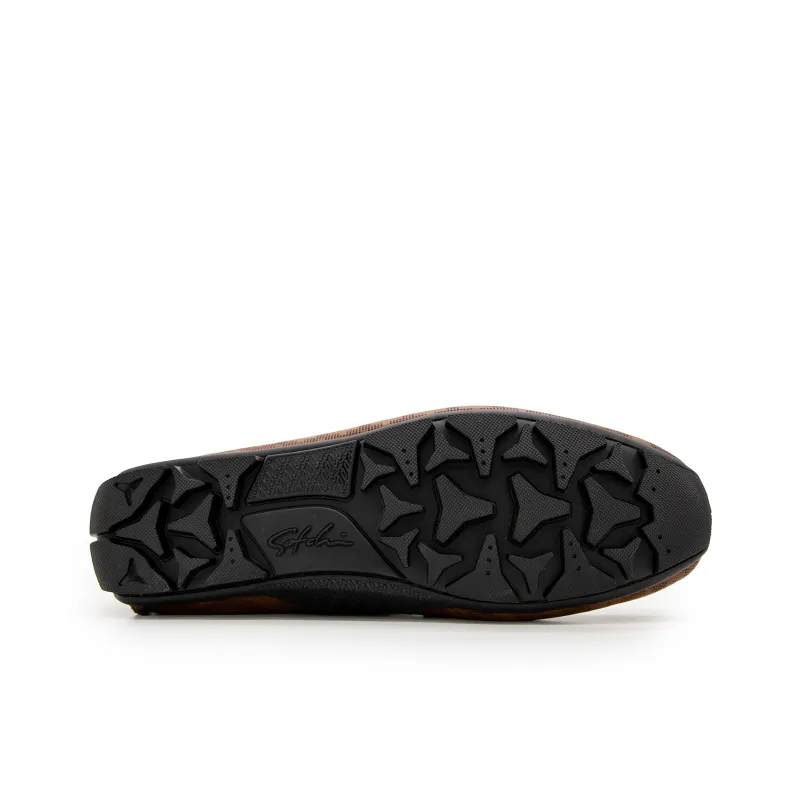 Satchi Loafers Flat Men's Chocolate-5