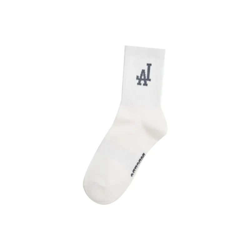 MLB Los Angeles Dodgers Mid Calf Socks Unisex 1 Pack White-0