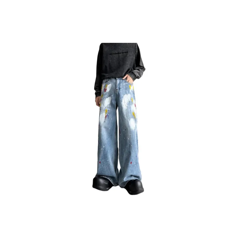 MGXEK Jeans Unisex Blue-2