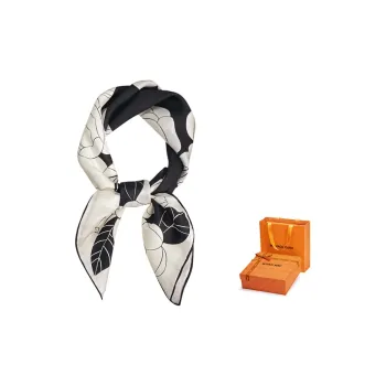 MITHAOL KUSC 100% Mulberry Silk Scarves Women's