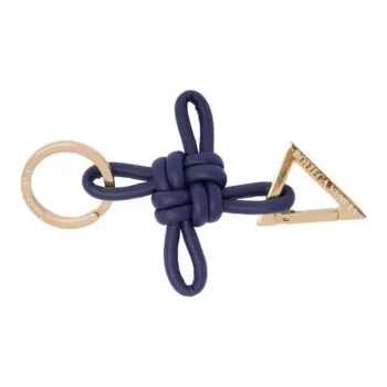 Bottega Veneta Logo Engraved Triangle Keyring