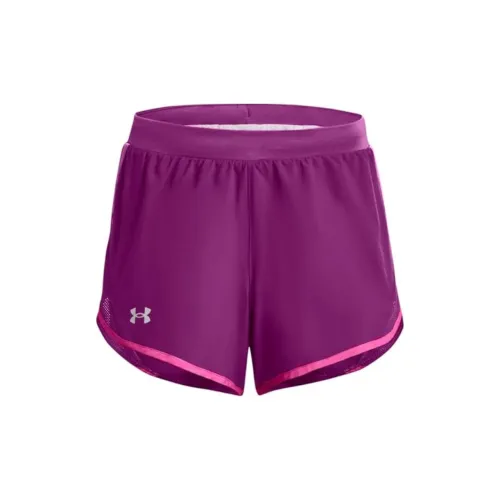 Under Armour Fly By 2.0 Sports Shorts Women's Purple