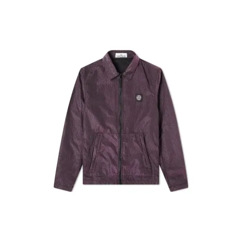 STONE ISLAND Jackets Men Purple