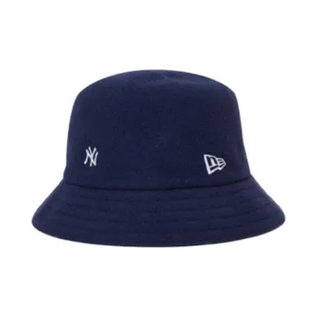 New Era Bucket Hats Unisex Navy Blue