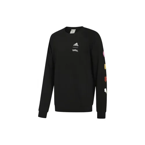 Pokemon X Adidas Sweatshirts Men Black