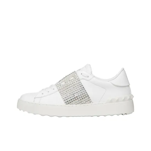 Valentino Women's Open Sneaker 'White Crystals'