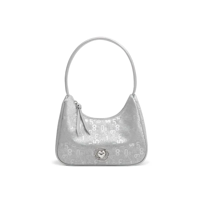 AILUXI PU Handbag Small Size Women's Time Silver-0