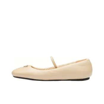 PRADA Flat Shoes Women's Yellow