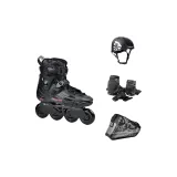Black Red Shoes+COBET Protective Gear+Helmet+Shoulder Bag