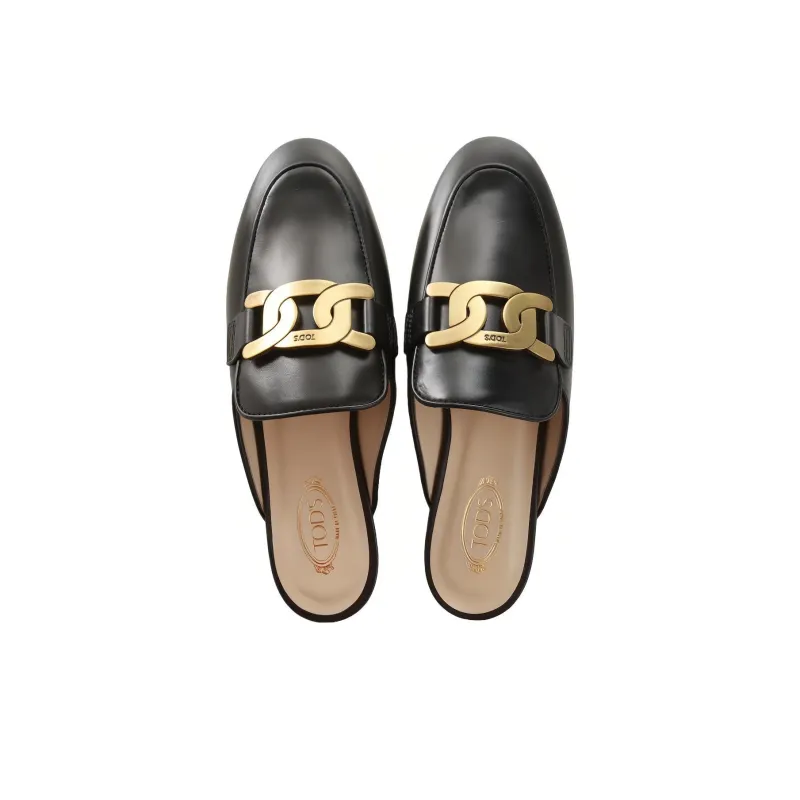TOD'S Chain Detailed Slip On Mules Women's-3