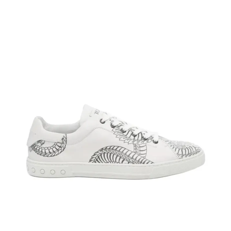 TOD'S Stylish Skateboarding Shoes Men's White-1
