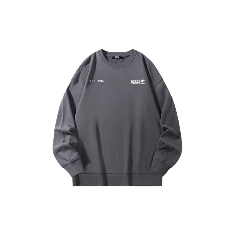 GXXX Crew Neck Pullover Sweatshirt Unisex-17