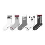 Sports Crew Socks A Set-5 Pack