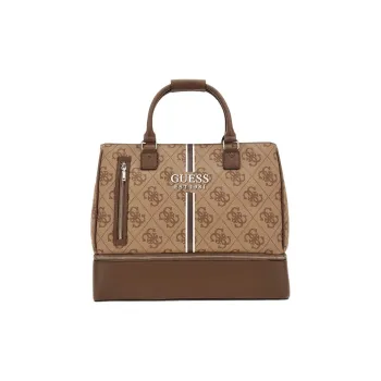 GUESS Polyurethane Shoulder Bag Crossbody Bag Handbag Regular Women's Beige