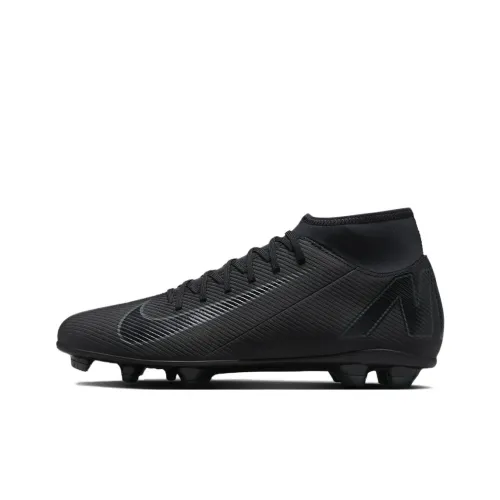 Nike Mercurial Superfly 10 Soccer Shoes Unisex High-Top Black