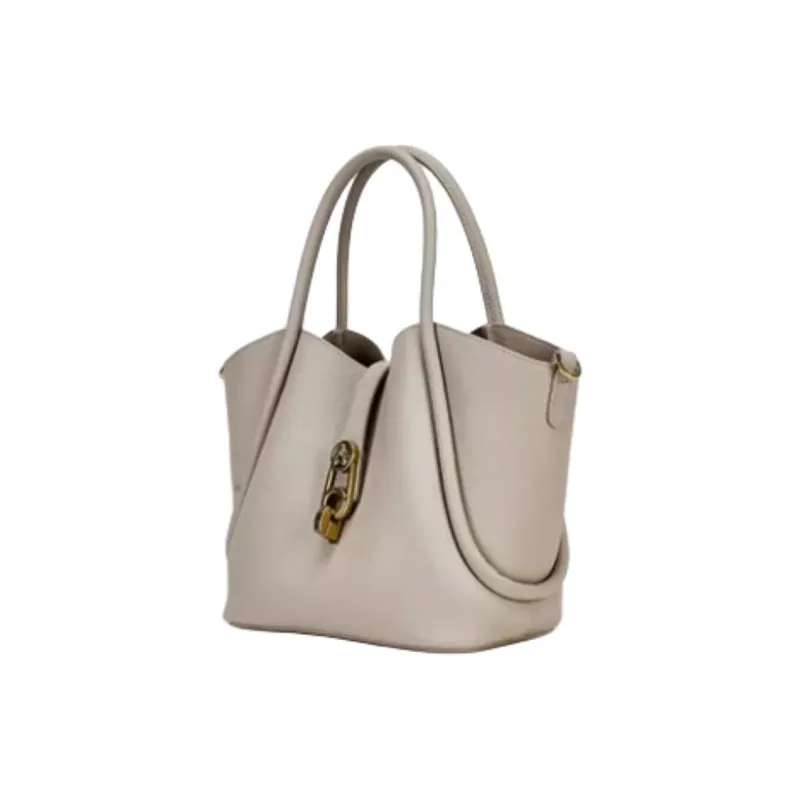 Hush Puppies Cow Leather Shoulder Bag Crossbody Bag Handbag Medium Size Women's Brown/Khaki/Light Green-7