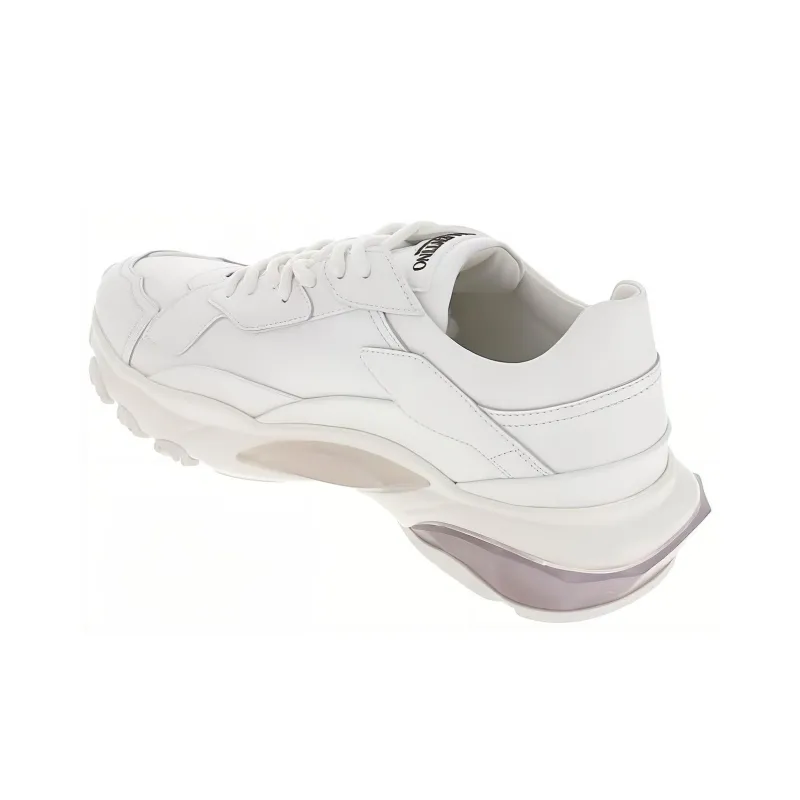 Valentino Bounce Anti Slip Wear Resistant Low Top Casual Shoes Men's White-3