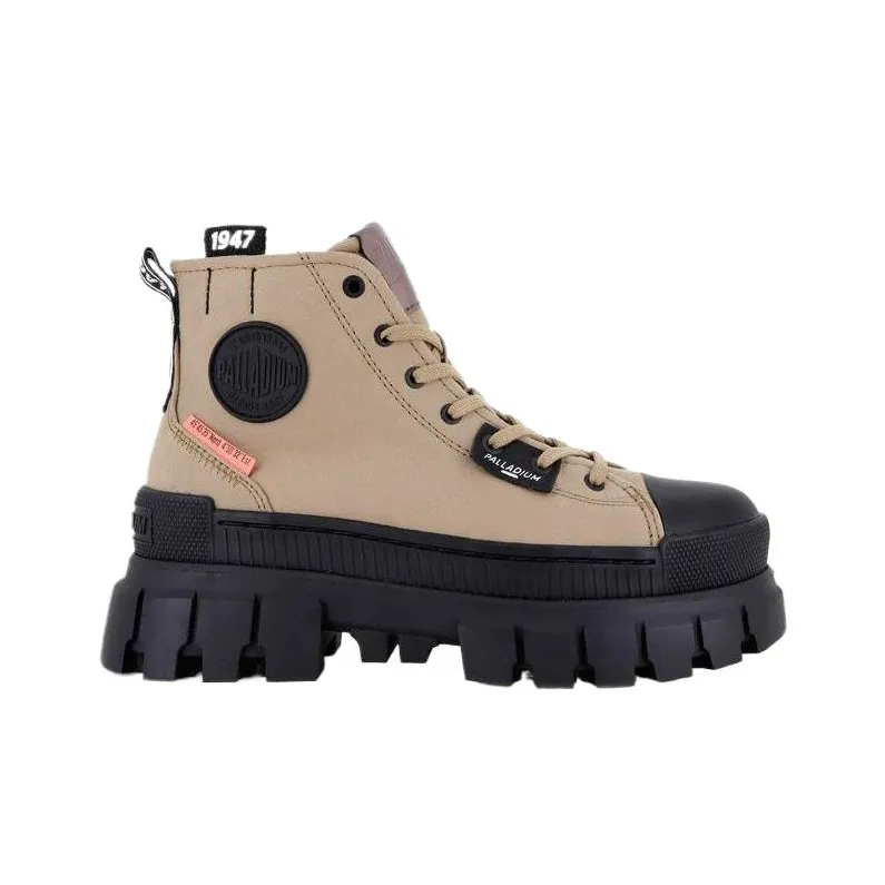 Palladium Ankle Boots High Heel 5 8cm Women's OLIVE-1