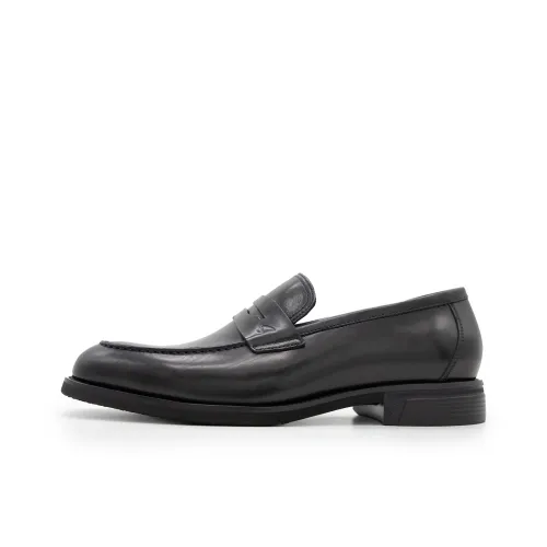 Satchi Business Formal Leather Shoes Men's Black