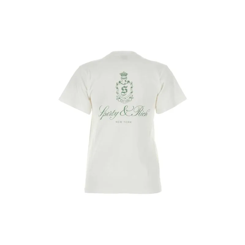 SPORTY & RICH Vendome Cotton T shirt-1