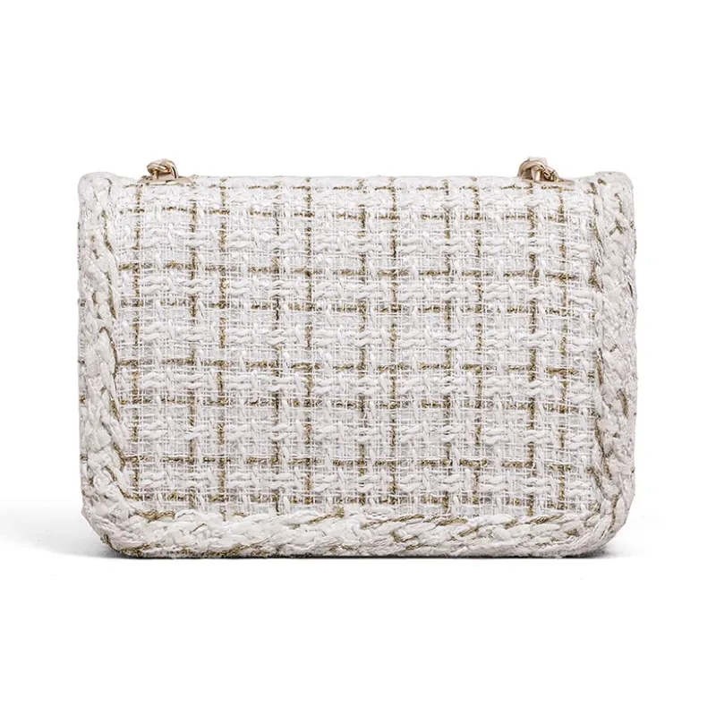 C°BANNER Fabric Shoulder Bag, Crossbody Bag Regular Women's White/Black-20