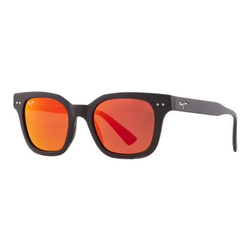 Maui Jim Nylon Square Sunglasses Unisex Black
