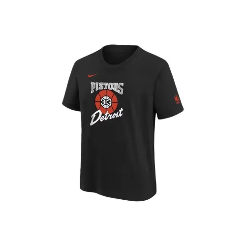 Nike X NBA Detroit Pistons T-Shirts Men Black