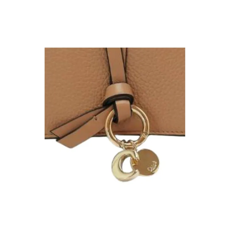 Chloe Leather Wallet Women's Brown-3