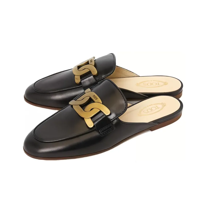 TOD'S Chain Detailed Slip On Mules Women's-2