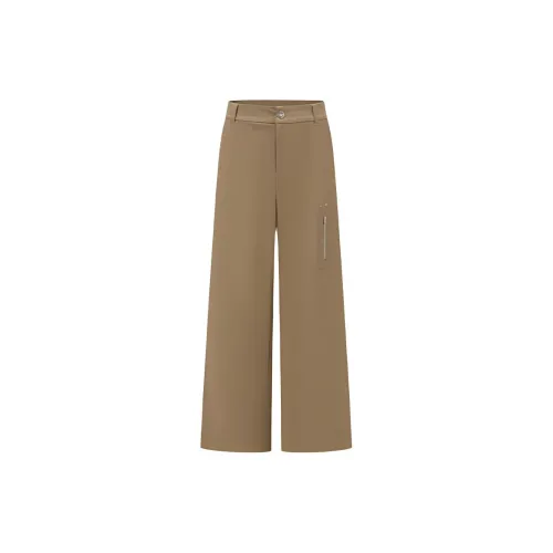 Particle Fever Casual Pants Women's Linen Brown