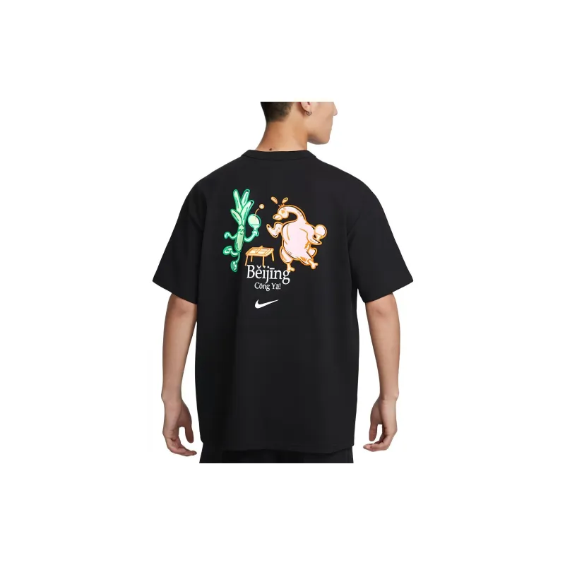 Nike T Shirts Men Black-1