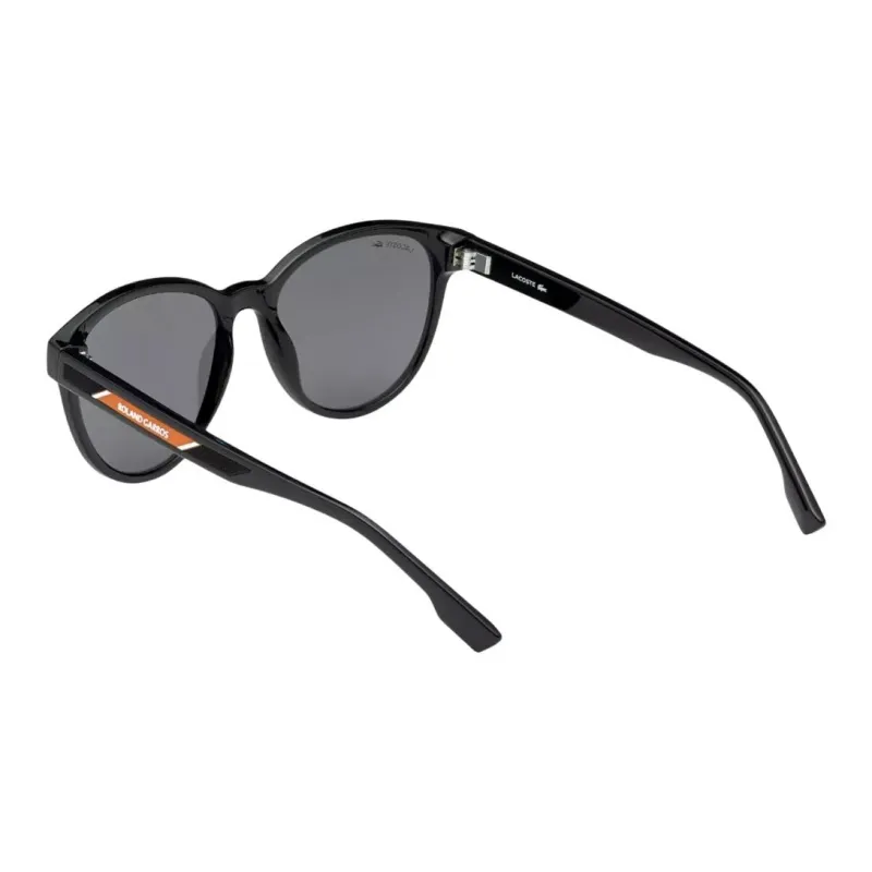 LACOSTE Irregular Shape Sunglasses Women's Black-4