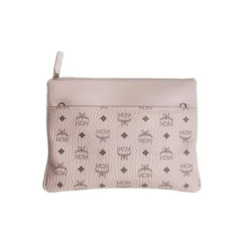 MCM Coated Canvas Shoulder Bag, Crossbody Bag Women's Pink